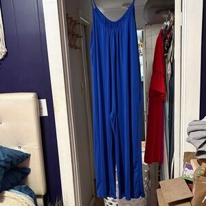 Chic Royal Blue Women's Jumpsuit